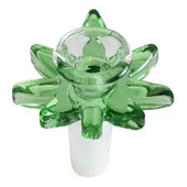 Cannabis Leaf Glass Bowl - 14mm Glass Bowl