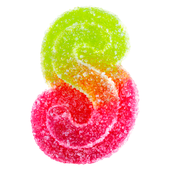 Fully Blasted Cherry Lime Gummy