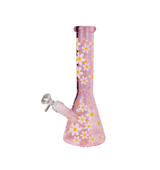 10" Pink Daisy Bong