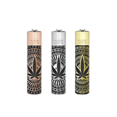 Clipper Metal Premium Leaves Lighters