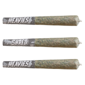 SHRED X Bubba Melon Heavies 3x0.5g Infused Pre-rolls