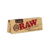 RAW - 1-1/4" Classic Connoisseur Papers & Tips (50 Leaves & Sheets)