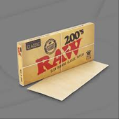 RAW Classic 200's - King Size Slim (200 leaves/pack)
