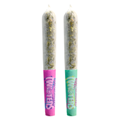 Bubba Bomb + Rainbow Booty Twisters Infused Pre-Rolls 2x0.5g