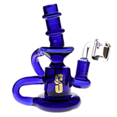 Mini Recycler - Shatter'd Glassworks - 5 BLUE