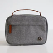 O Herb & Mary - Light Grey Smell Proof Storage Stash Case w/Integrated Combo Lock