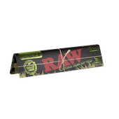 RAW Black Organic Rolling Papers - King Size Slim (likely 32 sheets/pack)