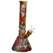 Arsenal - 12" Trippy Art Silicone Bong Assorted Colours