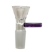 14mm Purple Tab Glass Bowl