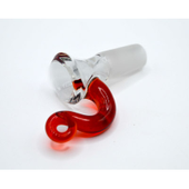 Discobox - Clear Slide w/ Horn - 14mm - 1 Hole