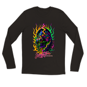 Premium Scarlet Fire Long Sleeve Med Black