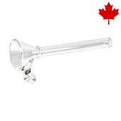 Red Eye Glass - 9mm Clear Cone Slide Swirl Bowl