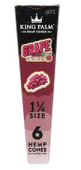 King Palms Packs- Cones Grape 1.25"- 6 pack