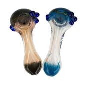 5" Gold Fumed Glass Pipe - Flat