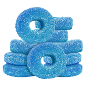 100 THC Multipack Blue Raspberry Gummies