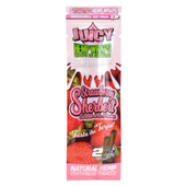 Juicy Hemp Wraps - 2pc Strawberry Sherbert Terp Infused Hemp Wraps