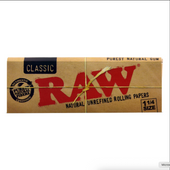 1 1/4" Raw Classic Rolling Papers