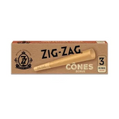 Zig Zag - unbleached cones King Size - 3 Pack