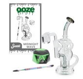 Ooze - Glass Dab Rig Mini Recycler (Any Colour)