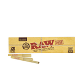 Raw Classic Single Size 70/45 Pre-Rolled Cones