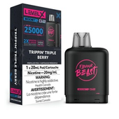 Level X Flavour Beast Boost G2 Pods - TRIPPIN TRIPLE BERRY