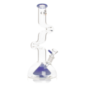 Gear Premium - Periwinkle Two-Arm Zong Beaker - 12"