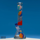 Castle Glassworks - 16" Space Case Beaker Bong