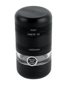 Kannastor - GR8TR V2 Series Grinder w/ Jar Screen Chamber and Stainless Easy Change Screen (Any Colour)