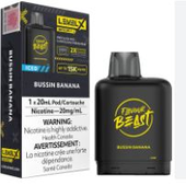 Level X Flavour Beast Boost Pods- Bussin Banana Iced