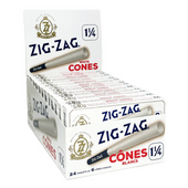 Zig Zag White 1 1/4 Pre-rolled Cones