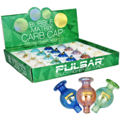 Pulsar Bubble Matrix Bubble Carb Cap - 26mm Assorted Colors