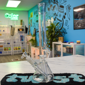 Discobox - Removable-Stem Single Recycler w/ Accents- 14mm