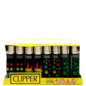 Clipper Rasta Leaves Series Lighters