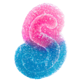 Fully Blasted Blue Raspberry Watermelon Gummies