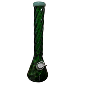 Genie | 16" Twist Glass Beaker Bong