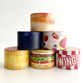 Food Design Grinder 63*44mm 4 Parts