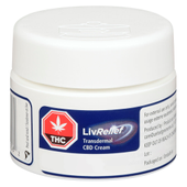 LivRelief TRANSDERMAL CBD CREAM Cannabidiol - 50 g