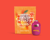 NESS- Iced Peachy Mango LIQUID DIAMOND Disposable Vape 1g