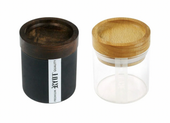 RYOT - Glass Jar w Tray Lid (Any Colour)