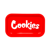 Red Cookie Metal Rolling Tray - Medium