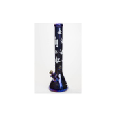 18" Blue Purple Leaves Beaker