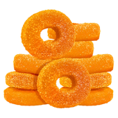 Sour Peach Gummies | 10pcs