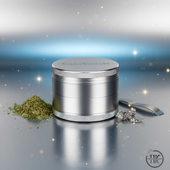 Silver CanaCrush 2.5" 4 Piece - Grinder
