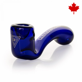Red Eye Glass - 5" Blue Sherlock Glass Pipe