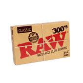 RAW - 1-1/4" 300's Classic Creaseless Papers (300 Leaves)