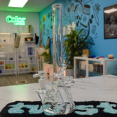 Discobox - Fixed-Stem Double Recycler Beaker - 14mm