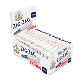 Zig Zag White Mini Pre-rolled Cones