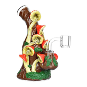 Dab Rigs from AFG Distributors - Dab Rig 6.75" Mossy Forest Mushroom